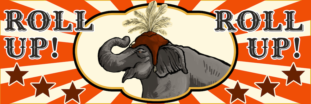 elephants roll up!